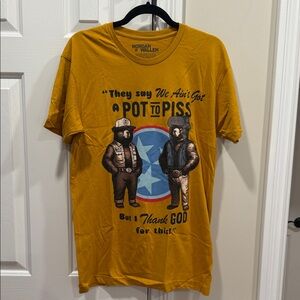 NEW Morgan Wallen Yellow Bears T Shirt sz M They say We Ain’t Got a Pot to Piss